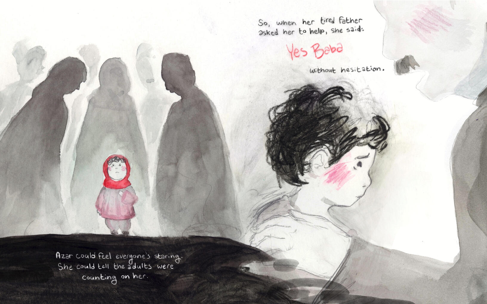 the girl and the candle